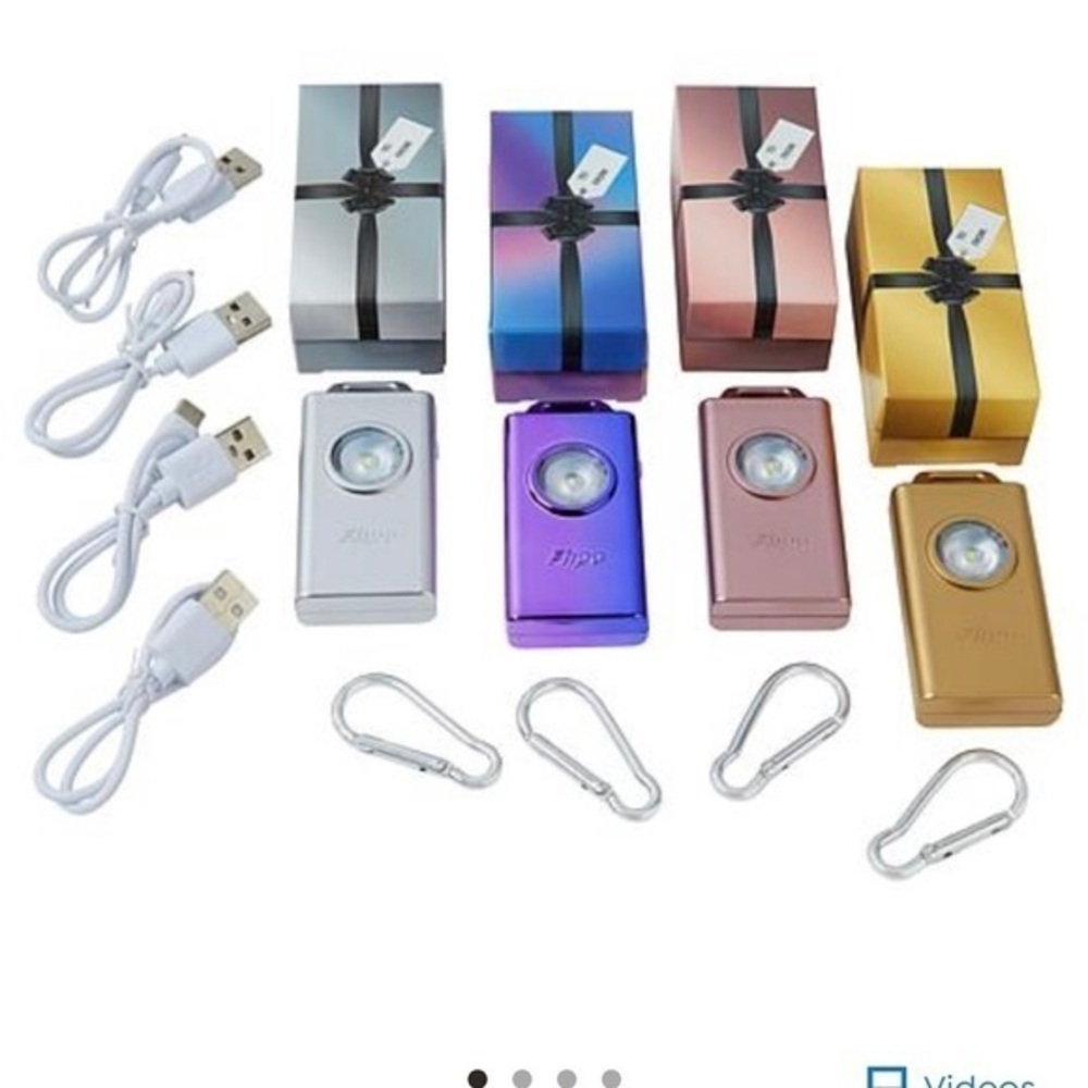 NWB Flipo personal alarm/flashlight and keychain.